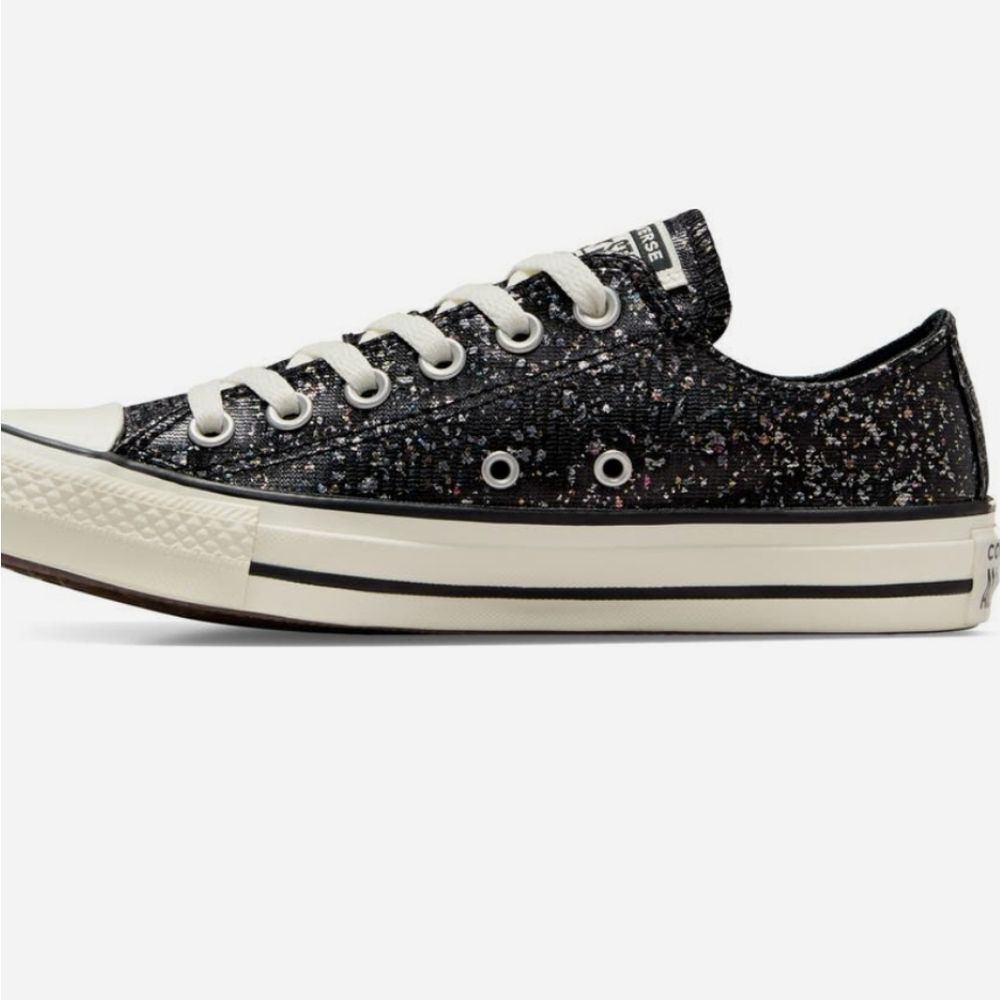 Converse Chuck Taylor All Star Low Top- Black/Multi - Picture 6 of 11